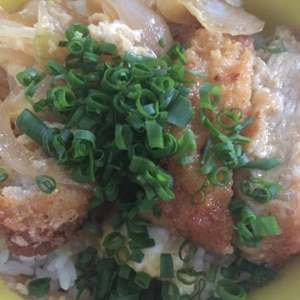 カツとじ丼☆ねぎ多め